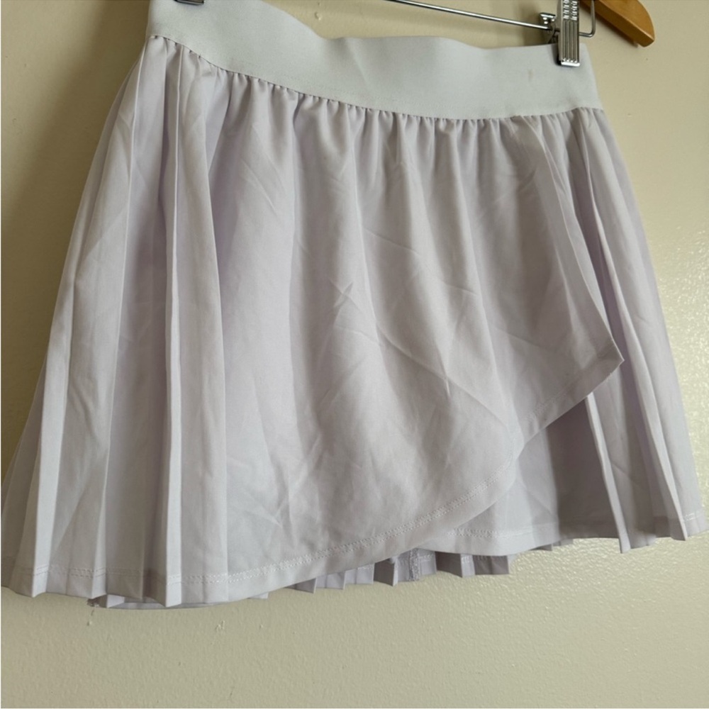 Forever 21 Lavender Pleated Circle Skirt